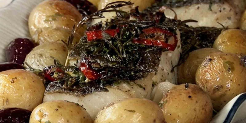 BACALHAU CONFITADO NO AZEITE
