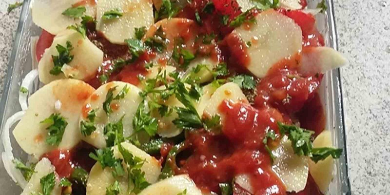  FILÉ DE MERLUZA COM BATATA AO FORNO