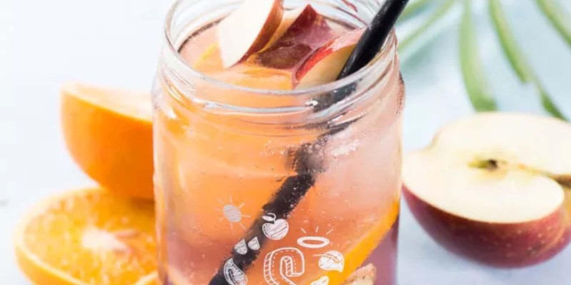 LARANJA, MAÇÃ E GENGIBRE