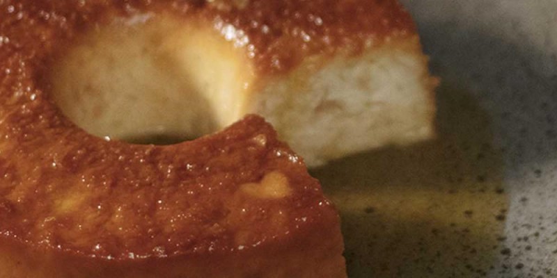 PUDIM DE PÃO COM LARANJA
