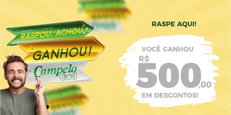 RASPOU, ACHOU GANHOU! - CAMPELO CARD