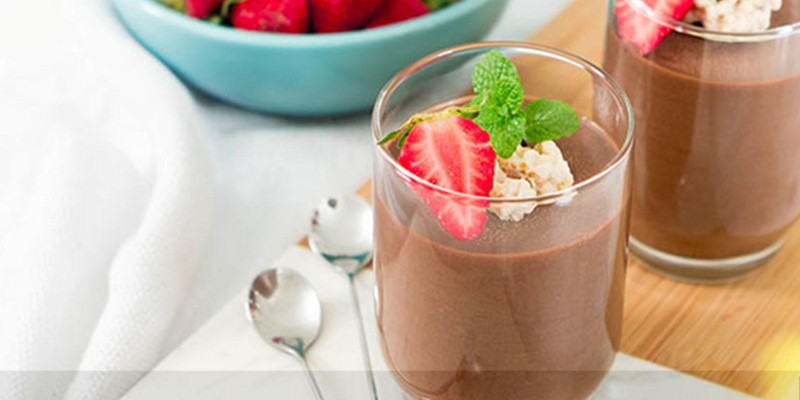 Mousse de Chocolate 4 Ingredientes de Natal