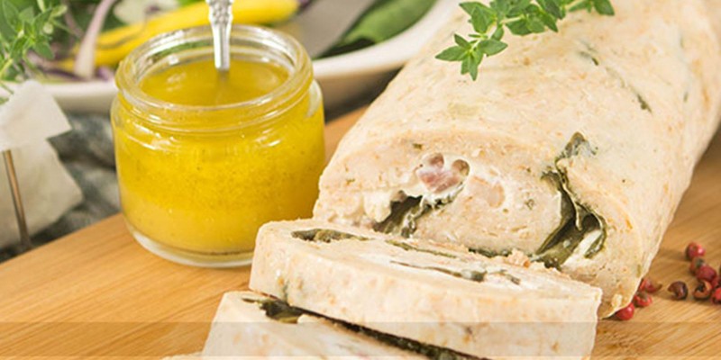 ROCAMBOLE DE FRANGO DE NATAL