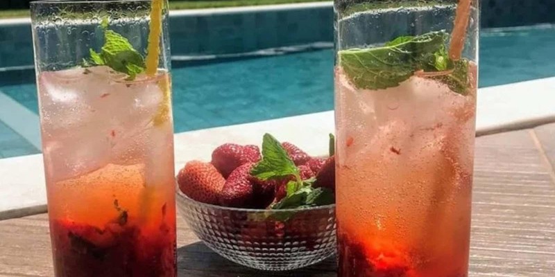 Mojito de morangos