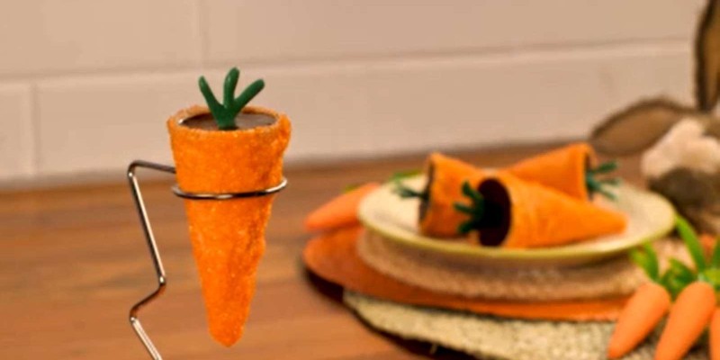 CENOURINHA RECHEADA COM CHOCOLATE