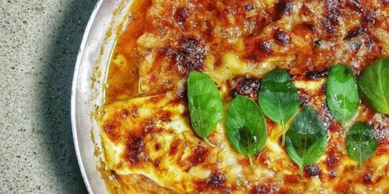 LASANHA DE BERINJELA E ABOBRINHA