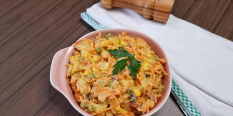 SALADA DE BATATA COM BACON