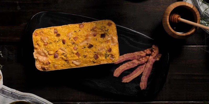 Pamonha de Forno com Bacon