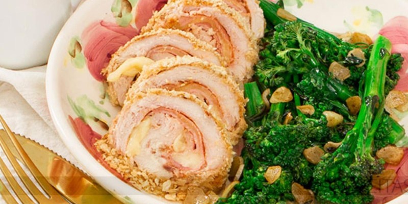 Frango Cordon Bleu - Frango Milanesa Recheado!