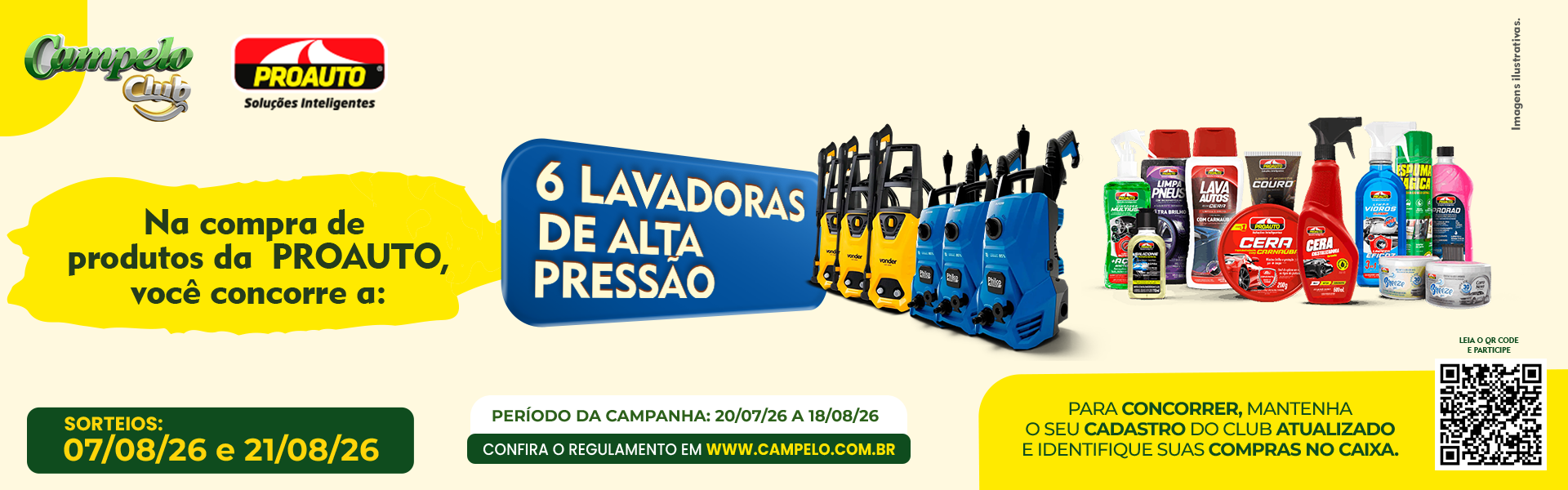 Adquira os produtos participantes e concora! 
