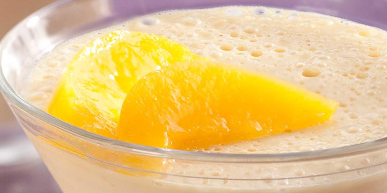 GELADO DE PÊSSEGO PARA O VERÃO