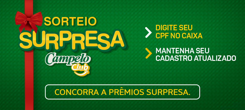 SORTEIOS SURPRESA - CAMPELO CLUB
