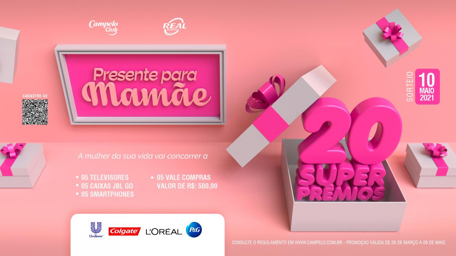 PRESENTE PARA MAMÃE - CAMPELO CLUB 