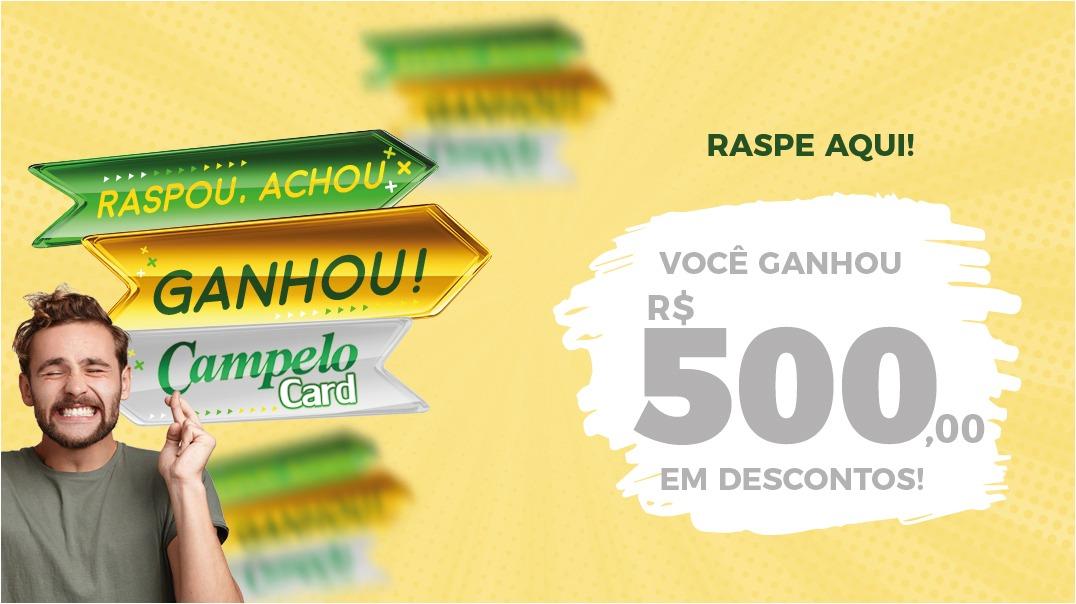 RASPOU, ACHOU GANHOU! - CAMPELO CARD
