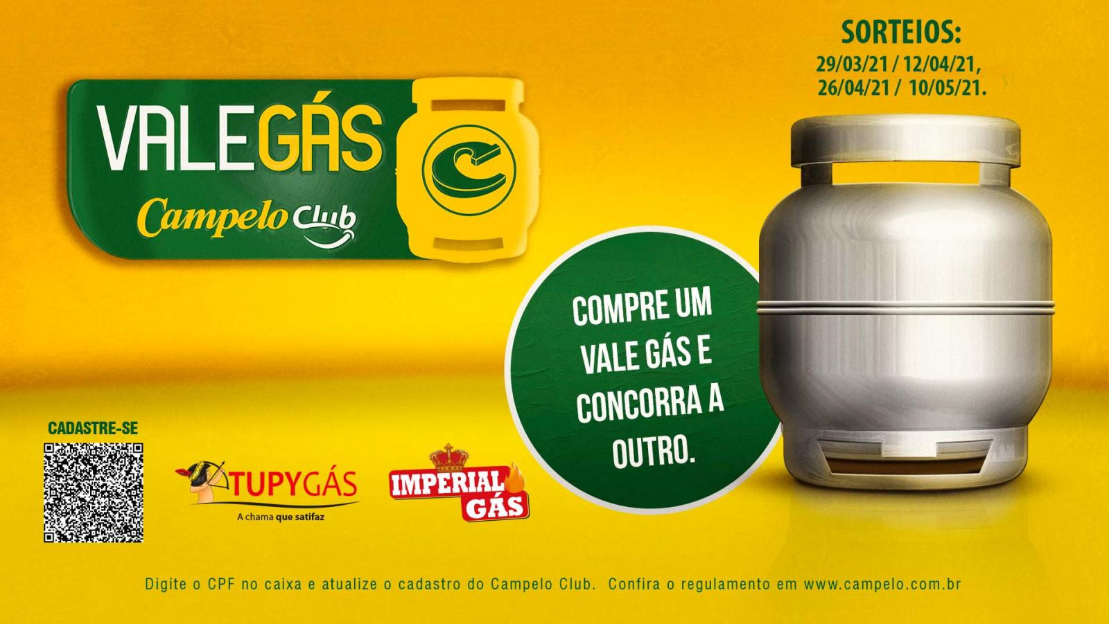 SORTEIO DE VALE GÁS - CAMPELO CLUB 