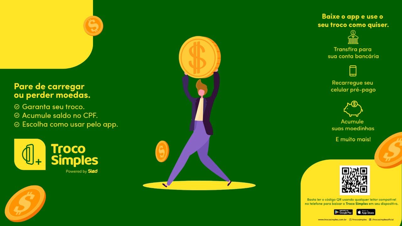 TROCO SIMPLES - PARE DE CARREGAR OU PERDER MOEDAS