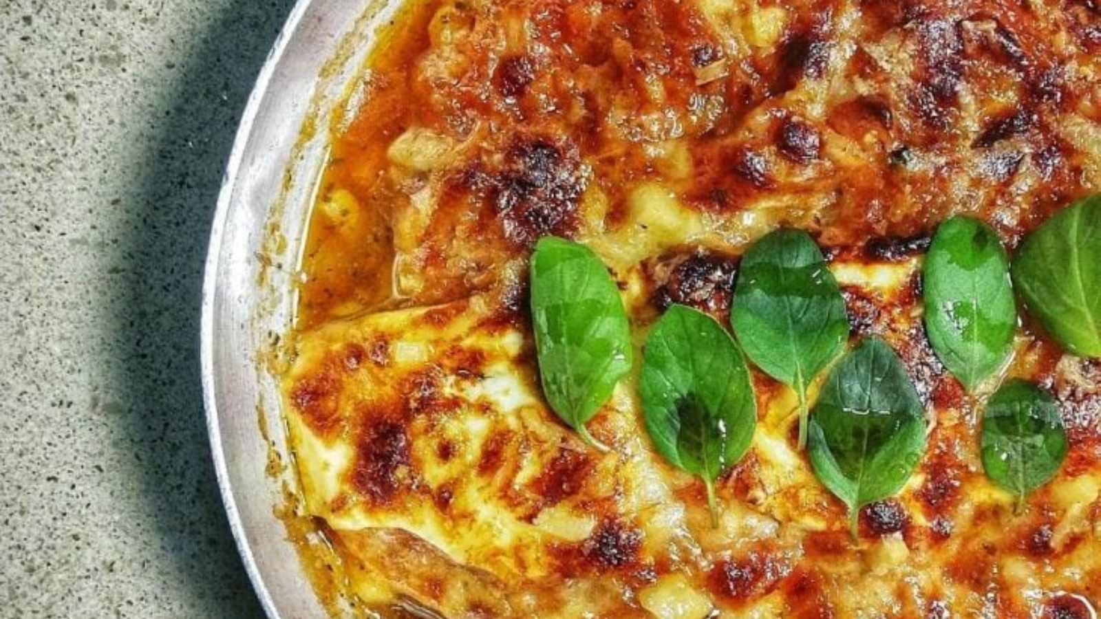 LASANHA DE BERINJELA E ABOBRINHA