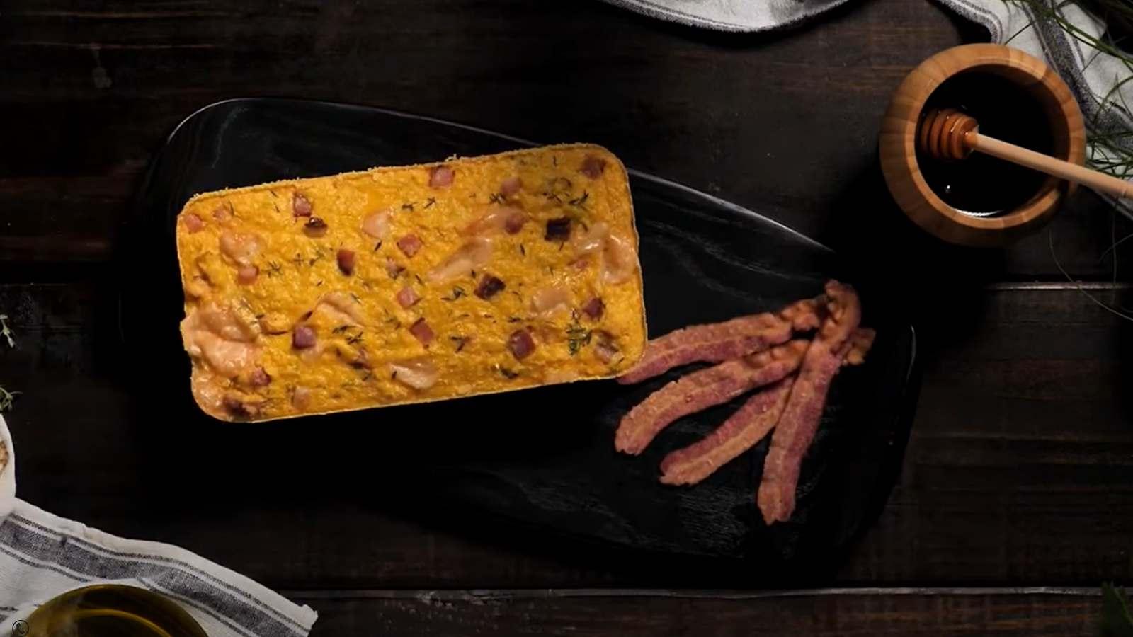 Pamonha de Forno com Bacon