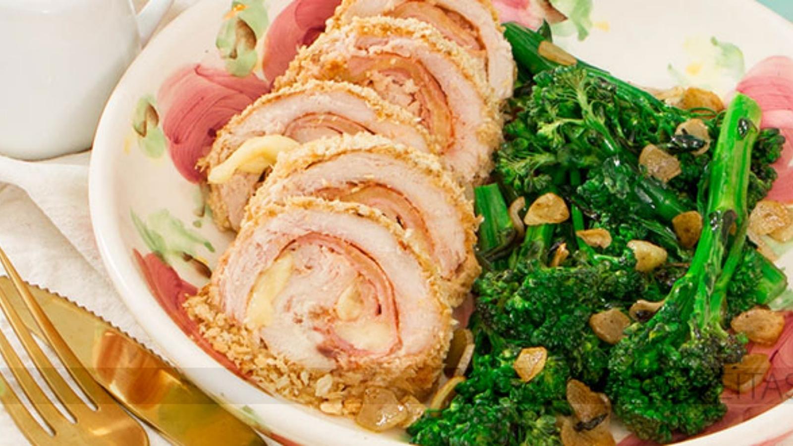 Frango Cordon Bleu - Frango Milanesa Recheado!