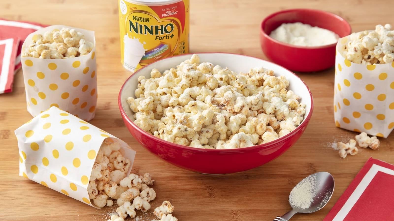 Pipoca Gourmet de Leite Ninho